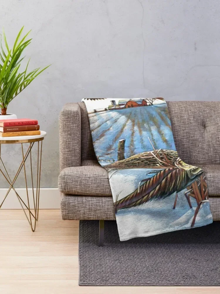 Pheasant Farm Throw Blanket Bed Decorative Sofa Blankets