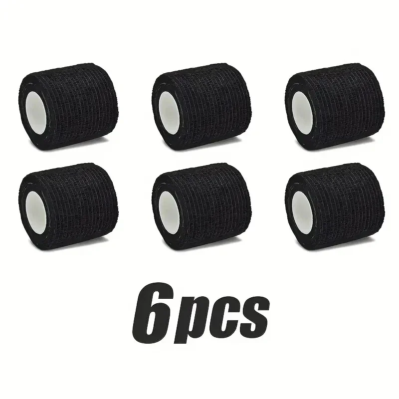 

CNKESS 6 шт., повязка с животными для домашних животных, 5 см х 4,5 м, самоклеящаяся повязка, фиксирующая повязка, разрывающая вручную, водонепроницаемая, эластичная