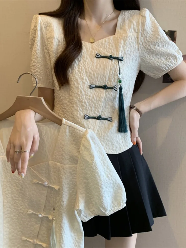 

Новая китайская женская летняя футболка больших размеров с дизайнерским акцентом, повседневный топ в стиле Aosphere, свободный крой.