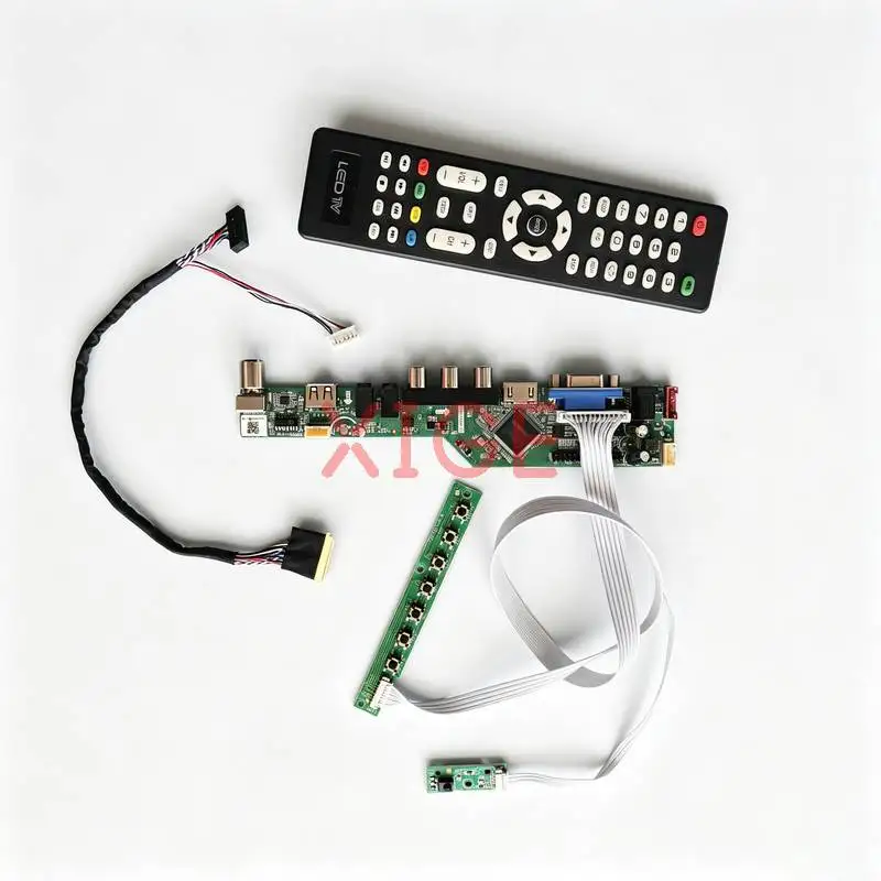 

For B101EW05 LTN121AT11 HSD101PWW1 LTN133AT16 Drive Board Kit USB+AV+VGA+HDMI 1280*800 Laptop Display Screen LVDS-40Pin 1280x800