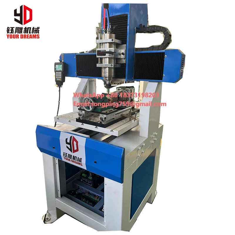 

YD Mini Cnc 3 Axis 6090 Atc Cnc Router Desktop Cnc Milling Machine Woodworking Machine with Linear Tool Changer