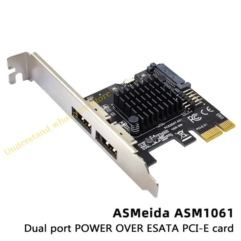 

J60A PCI-E к двойному порту POWER через ESATA PCI E для питания карты расширения USB ESATA для карт расширения командных