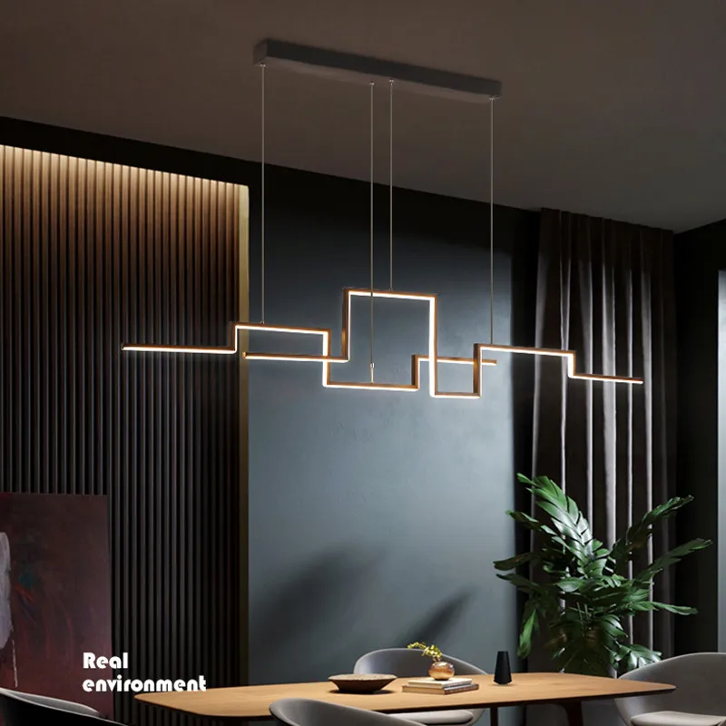 Modern Design LED Ceiling Chandelier Dimmable for Table Dining Room Kitchen Bar Pendant Lamp Indoor Home Decor Hanging Fixture