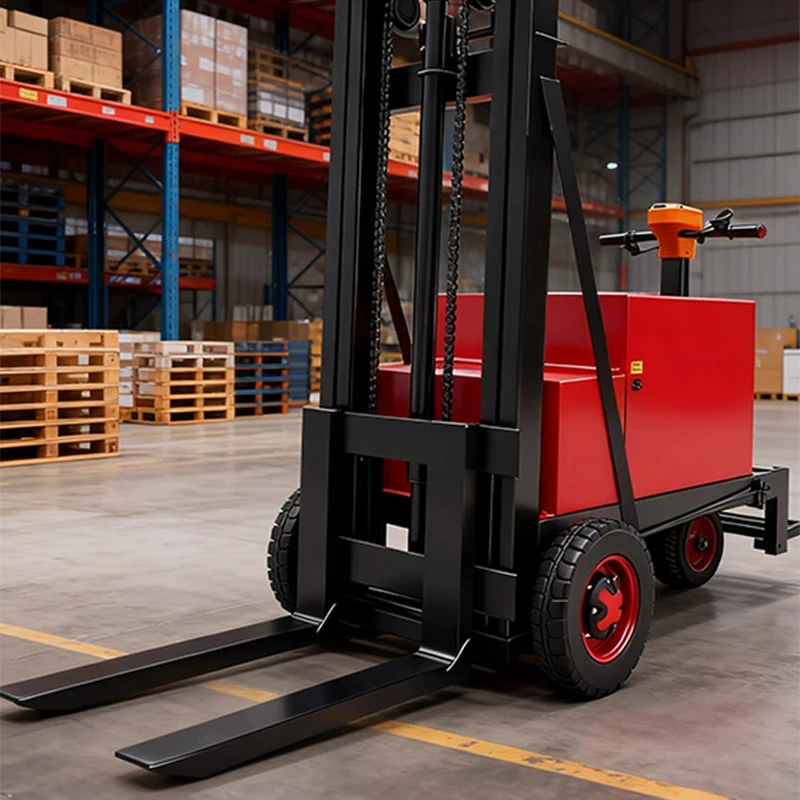 電動フォークリフト シンプルコンパクトパレットジャック 油圧リフトトラック 積載/荷降ろし用 500KG ハンドトラック（カスタマイズ可能）
