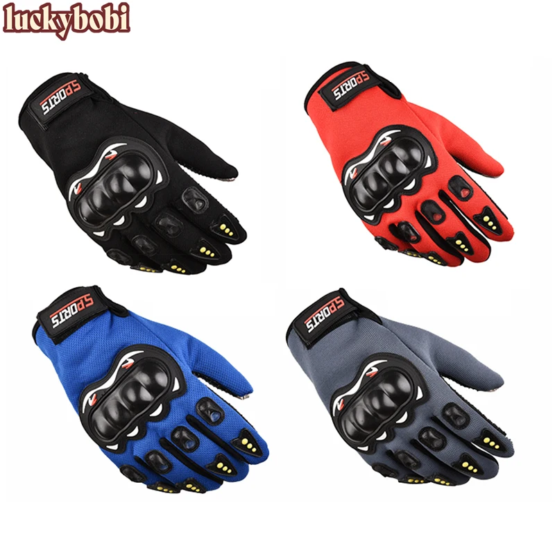 

Motorcycle Gloves Breathable Closed Finger Racing Gloves For Outdoor Sports Crossbike Biker Riding Men's Motorcycle Gloves