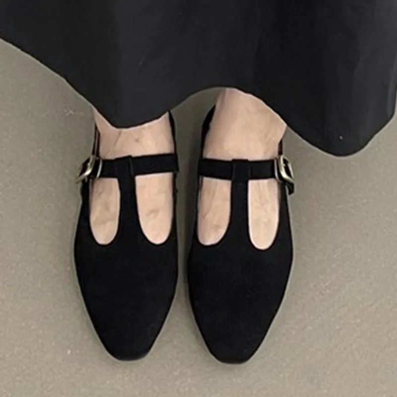 2024 New Brand Women Flats Shoes Fashion Round Toe Shallow Slip On Ladies ballerine scarpe mocassini in morbida pelle Casual Mary Jane