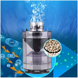 Aquarium Accessories Fish Stool Suction Collector Fish Tank Filter Fish Poop Vacuum Cleaner Aquario Pond Filter Media