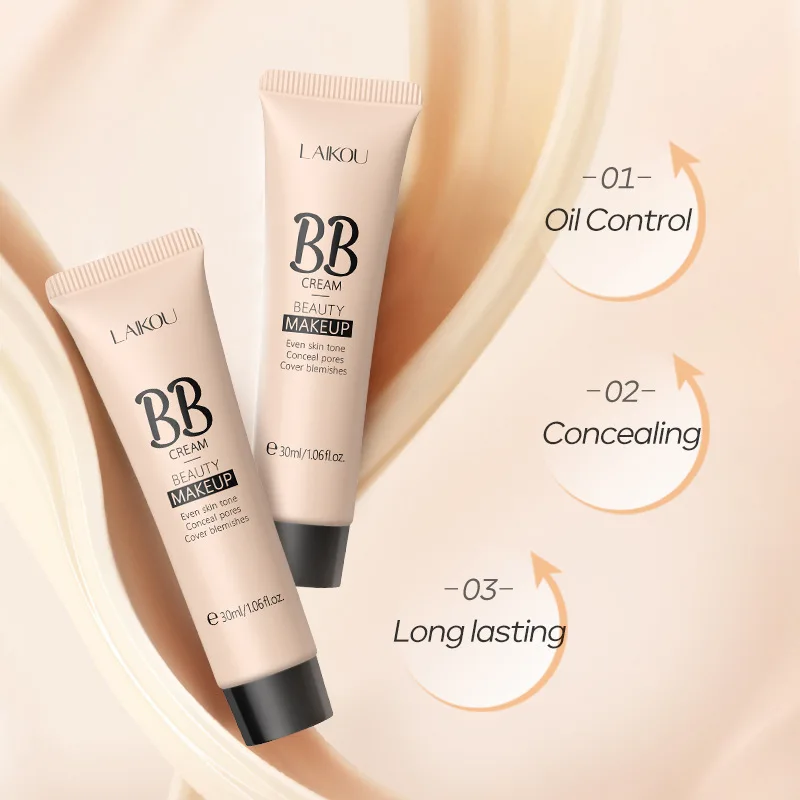 

9 colors concealer BB cream 30ml long-lasting not easy to fade moisturizing light natural facial concealer primer