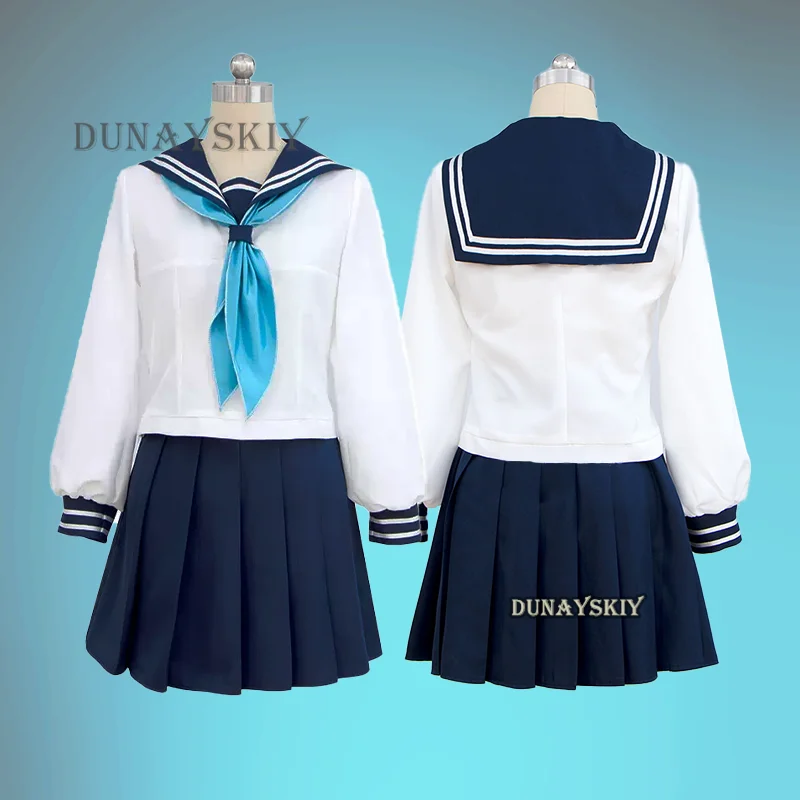 Noko Shikanoko Cosplay Costume Wig Anime My Deer Friend Nokotan Dress School Uniform JK Sailor Skirt Headwear Torako Koshi Women