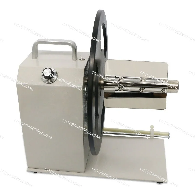Automatic label rewinder, synchronous speed regulation reel, self-adhesive paper feeder