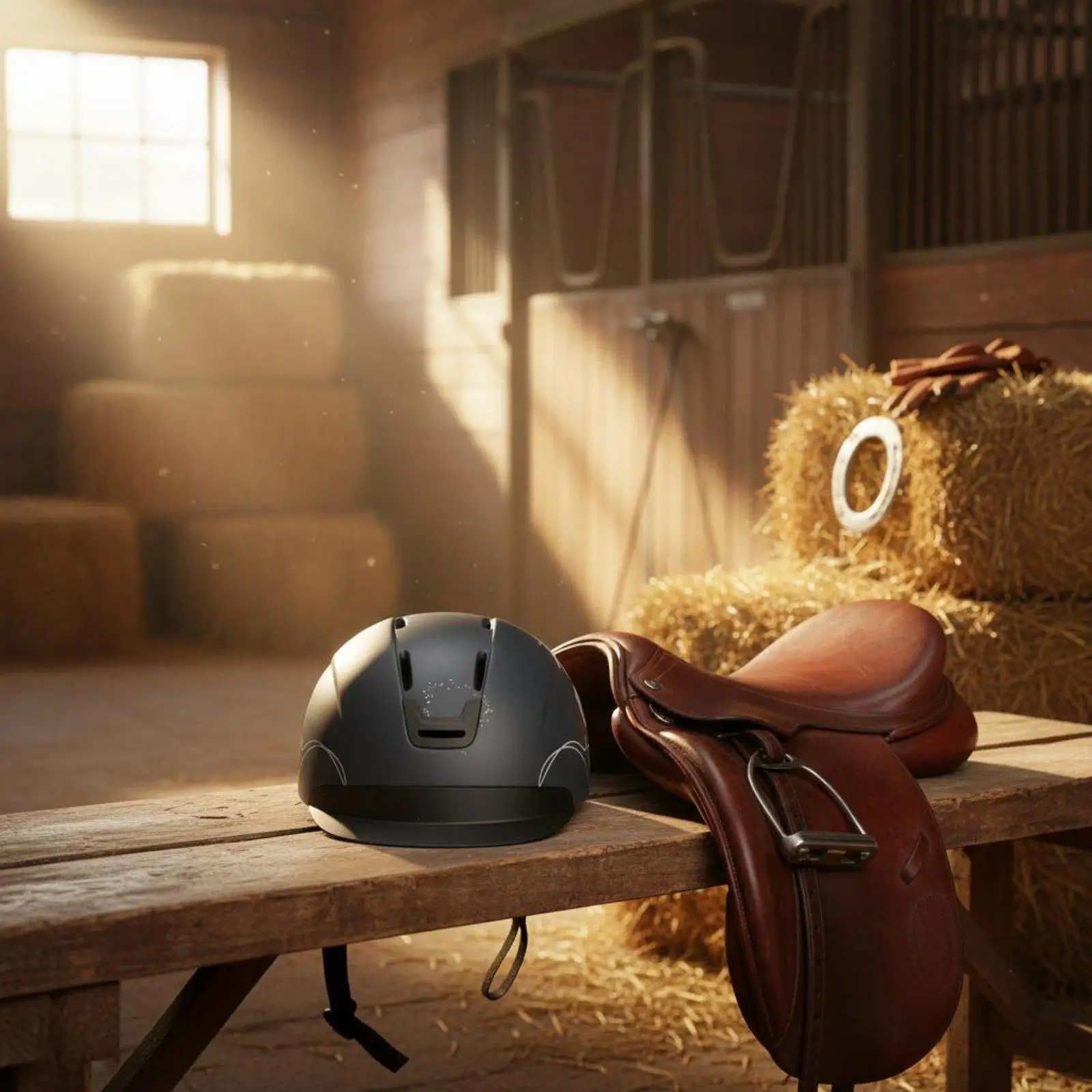 casque-d'equitation-de-securite-avec-sangle-de-menton-reglable-et-design-ventile-pour-les-balades-en-club-equestre