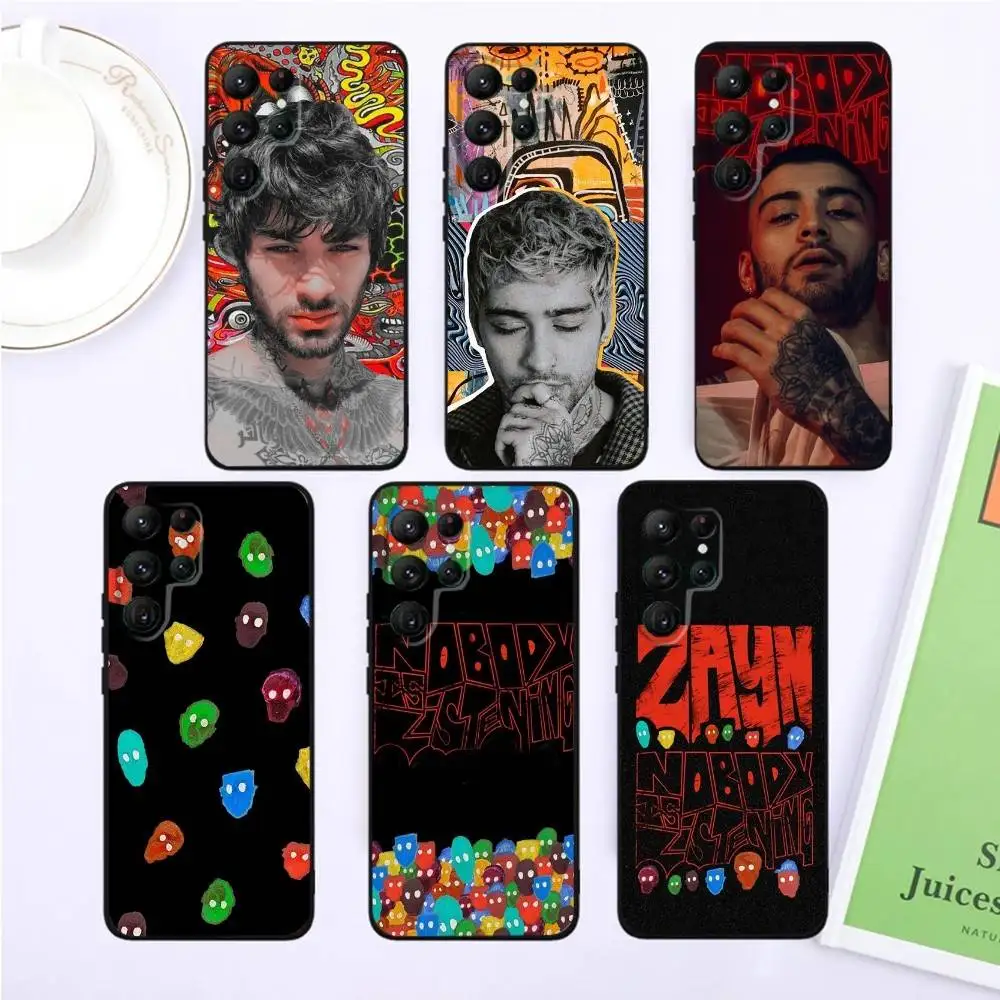 

Singer Zayn Malik Phone Case For Samsung S25,S24,S23,22,21,Ultra,Pro,S10,S30Plus,20lite Black Cover