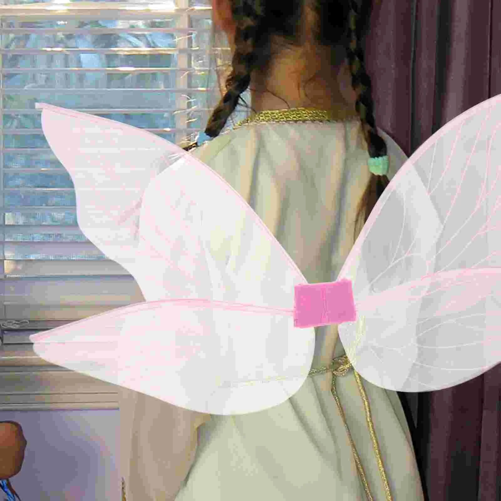 Fairy Wings Sparkly Butterfly Costume Prop Props Cicada Organza Cosplay Costumes