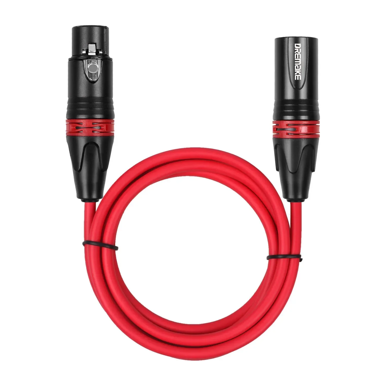 دريميك 3 دبوس XLR ذكر إلى أنثى منخفضة Z ميكروفون XLR إلى XLR متوازن هيئة التصنيع العسكري الحبل ل سماعة كهربائية DMX LED المؤثر أكويزر