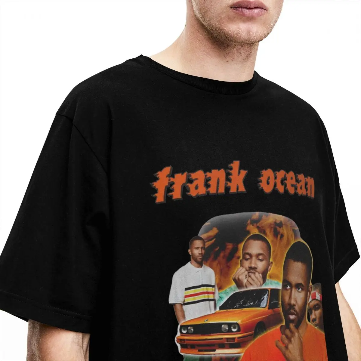 Haikyuu T-Shirt Franks Oceans Cotton T Shirts Channel Orange Popular Tee Shirt Men Summer Y2K Funny Design Short Sleeve Top Tees