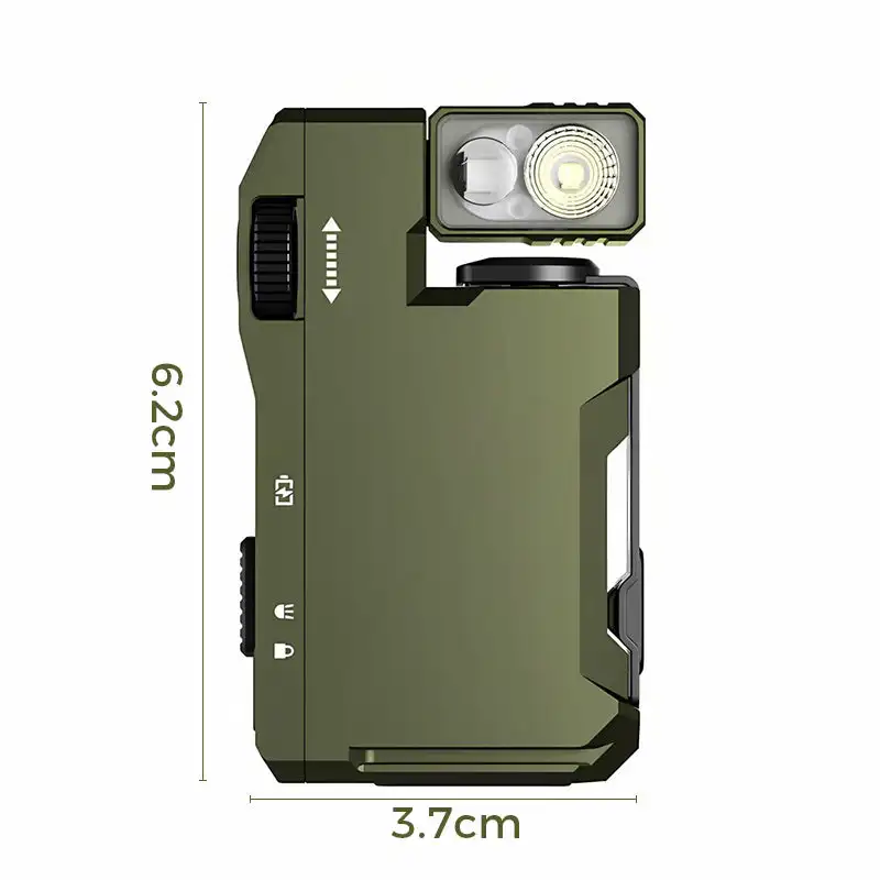 1PC Portable Mini Flashlight with Rotatable Head Mini Light Waterproof Torch 180° Rotating Head With Magnetic Tail For Outdoor