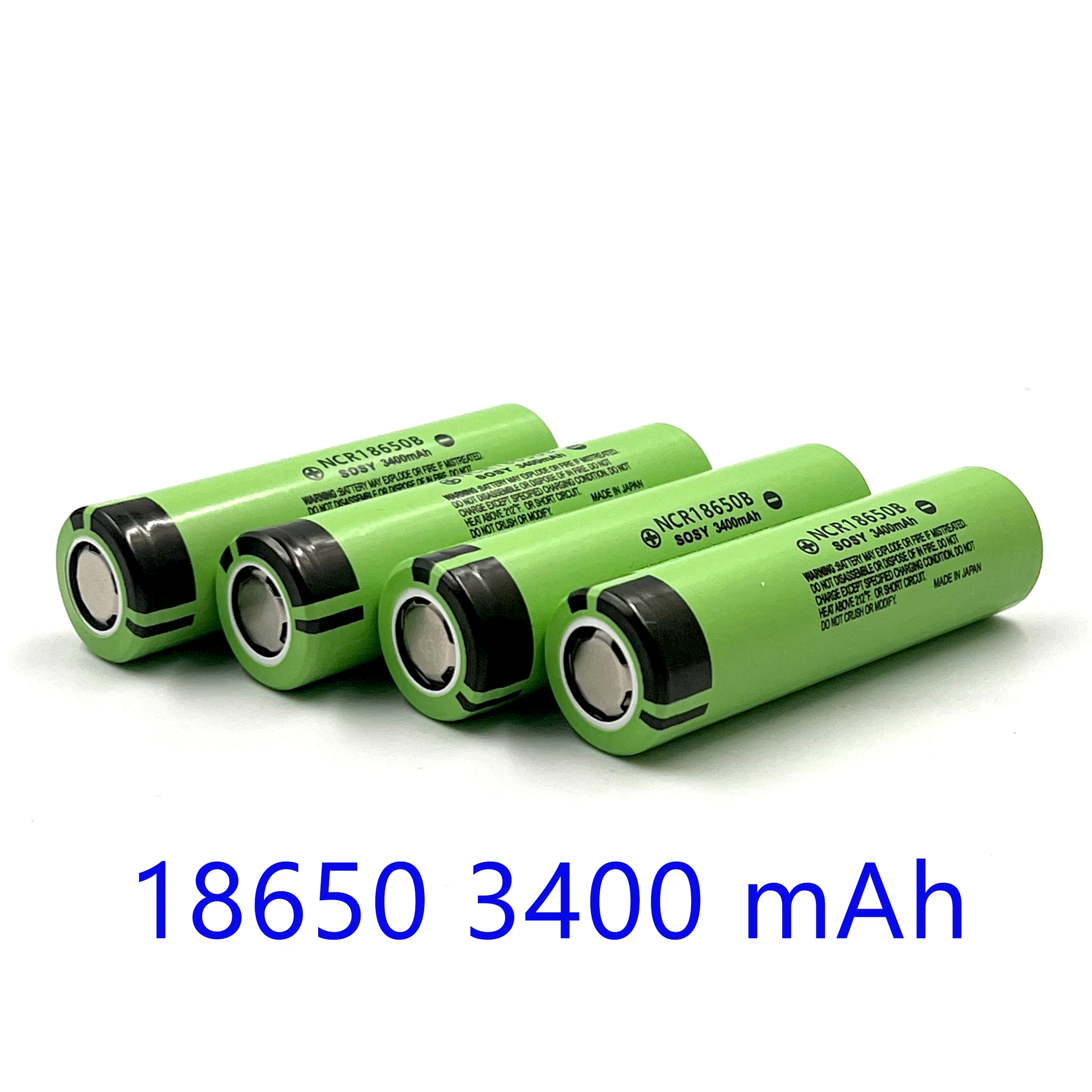 SOSY 1-20PCS 18650 Original NCR18650B High Quality 3.7V 3400 Mah Rechargeable Lithium Flashlight Battery