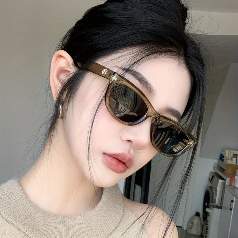 Damen-Sonnenbrille, modische Cat-Eye-Sonnenbrille, schwarze Damenbrille, Party, Urlaub, Geschenke, Sonnenbrille für Damen