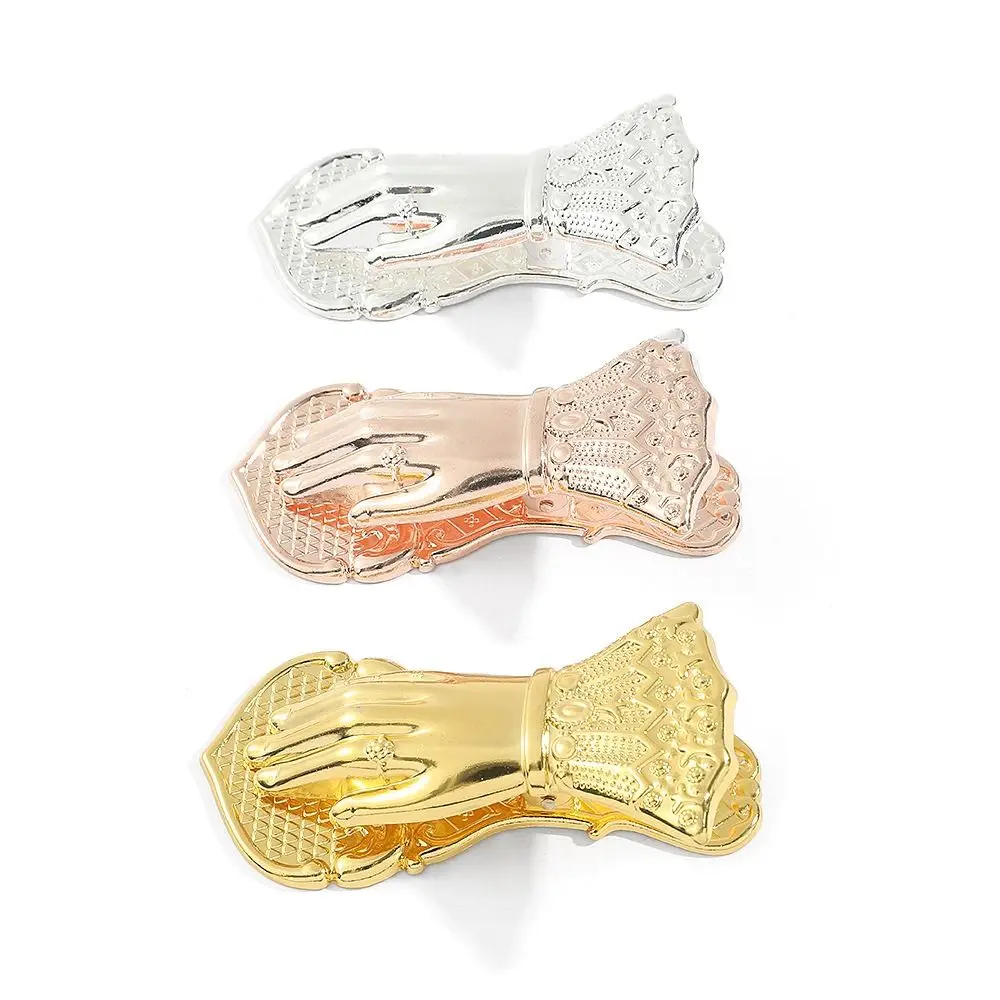 الإبداعية اليد على شكل ورقة كليب DIY سكرابوكينغ المعادن حساب اليد كليب مقاطع الزخرفية مكتب المدرسة