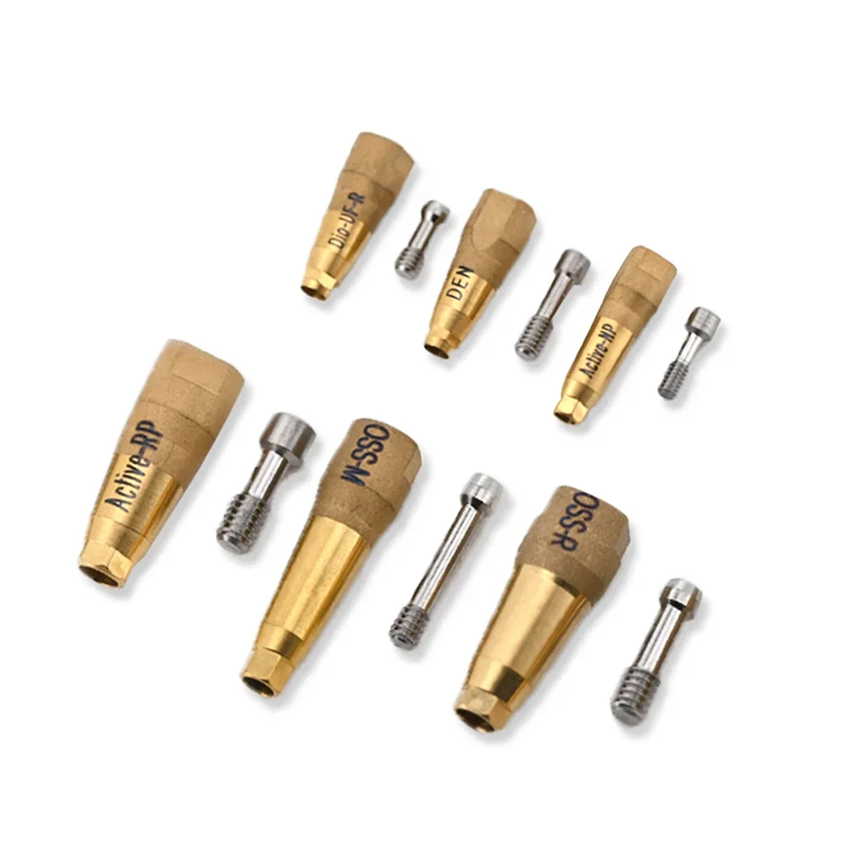 10Pcs Dental Titanium Scan Body Fits Multi-Brand Fixture Intraoral Optical Impression Screws Position Transfer Laboratory Tools
