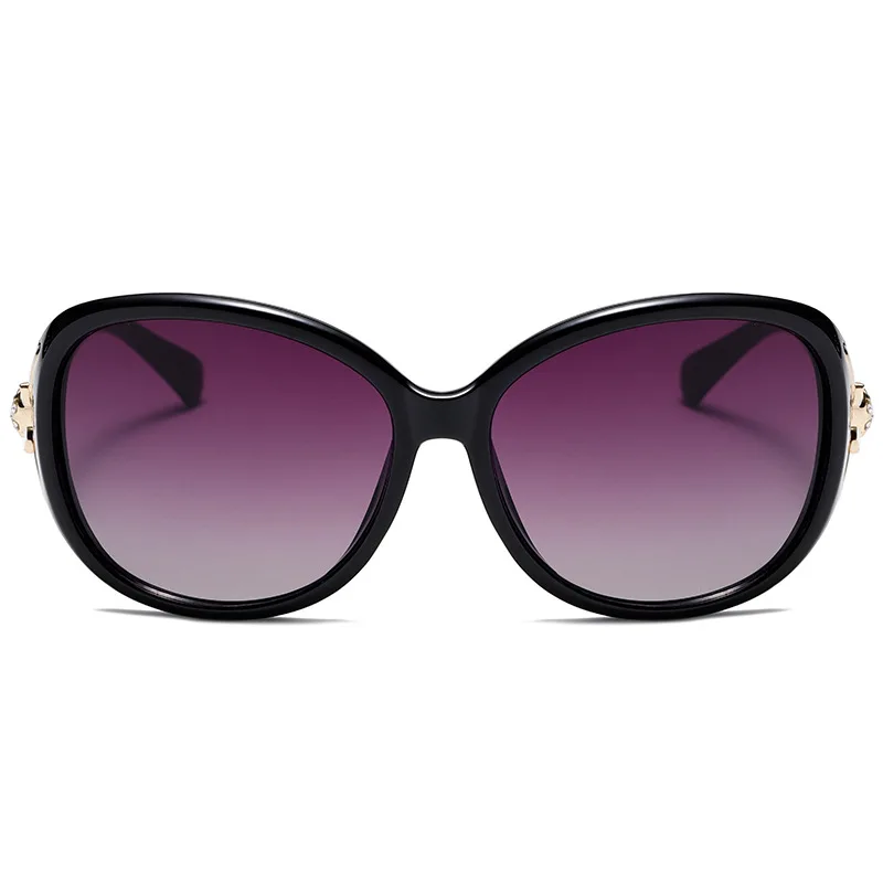 New Women\'s Large Frame Street Photo Sunglasses Retro Women Leisure Shopping Sun Glasses Advanced Sunshade Glasses UV400 Eyewear