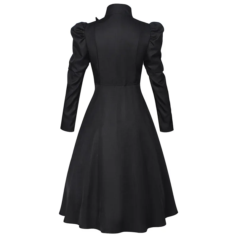 Wicked Witch Elphaba Cosplay Wizard Black Long Dress Cloak Hat Full Set Role Play Outfit Halloween Costume Cape Carnival Party