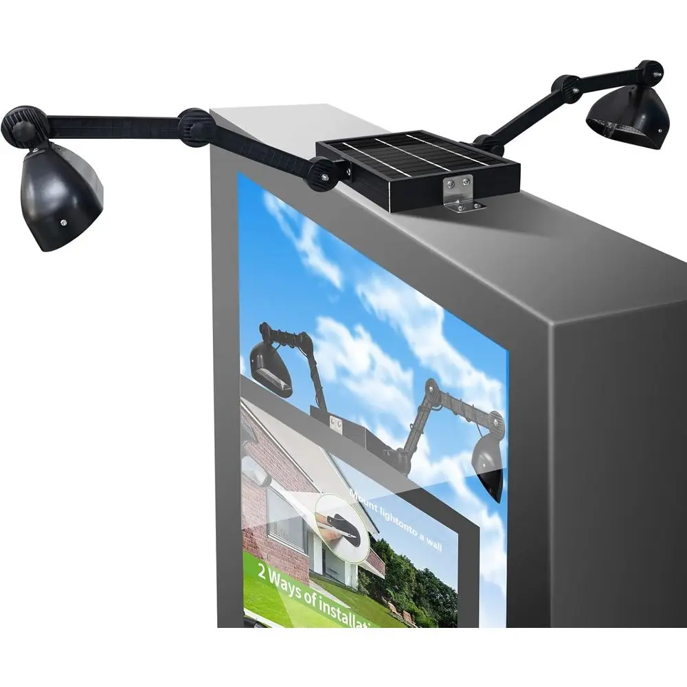 

r Billboard Light 120 Bright LED Sign Lights Outdoor Waterproo Strip Commercial r Light or Wall Real Estate Signs BusinYard Bus