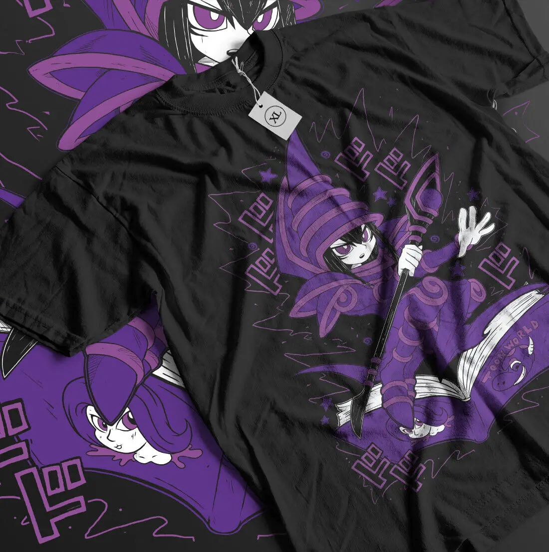 Yugi Muto T-Shirt Dark Magician Anime YuGiOh Manga Yu Gi Oh Yami Atem Gift Shirt