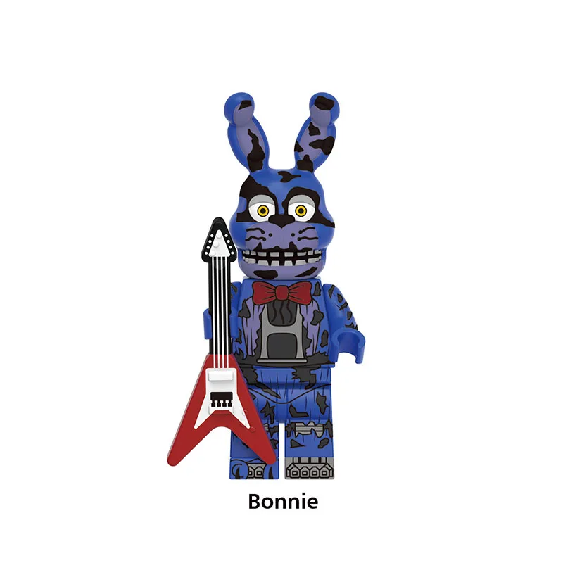 미니 브릭 조립 FNAF 나이츠 게임 피규어 미니 액션 피규어 블록 스켈레톤 스릴러 장난감... - 2