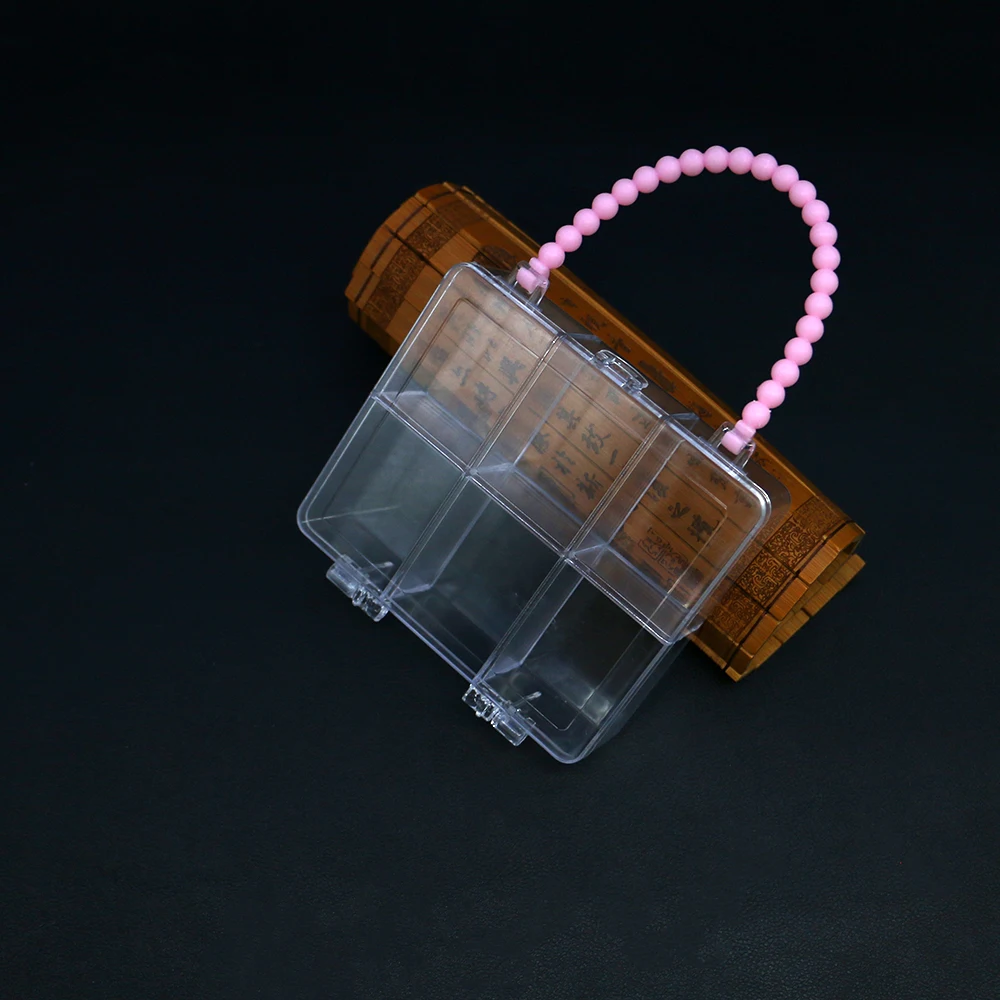 

Transparent Rectangular Plastic Dust-proof Box Children's Rings Jewelry Wedding Candies Packaging Box Used for Display Storage