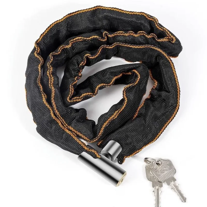 AliExpress NONE 100CM anti-theft chain lock, portable mountain bike lock, electric battery motorcycle anti-pick lock, anti-theft iron chain lock