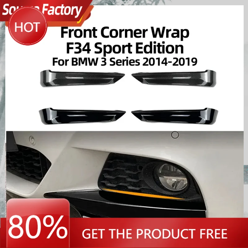 

Гоночные грили для BMW 3 серии F34 320i 325i 2013 2014 2015 2016 2017 2018 2019 наклейка на передний бампер автомобиля модификация аксессуары