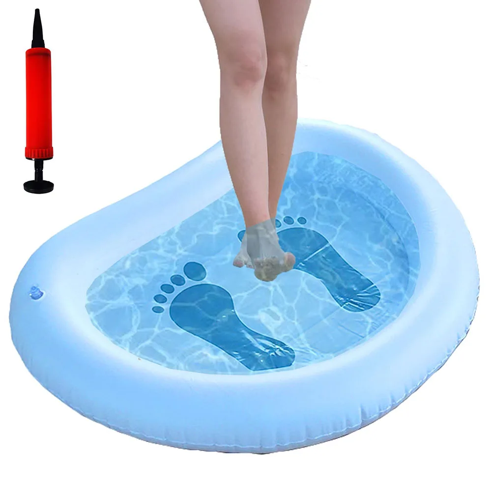 Rejuvenating Tired Feet Outdoor Inflatable Footbath Easy To Clean Easy To Store Large Size Relaxing And Therapeutic