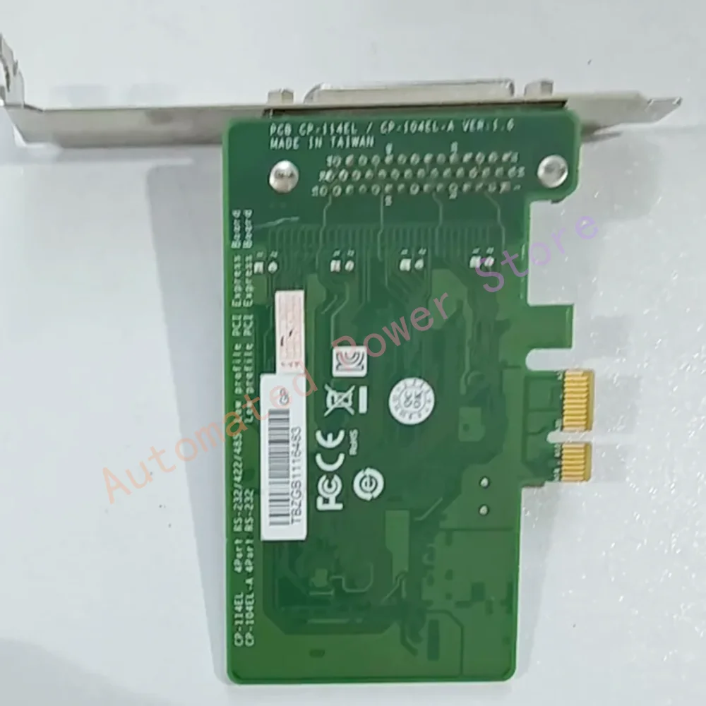 4-Channel RS-232 Serial Port Card CP-104EL-A V1.6.1 Acquisition Card