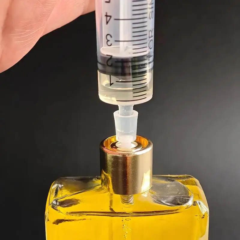 Universeller, transparenter Spritzen-Parfüm-Spender mit Nadelwerkzeug und Konvertierungskopf für präzises Nachfüllen von Flaschen, 1 ml–50 ml, Transferpumpe. – Detail 11