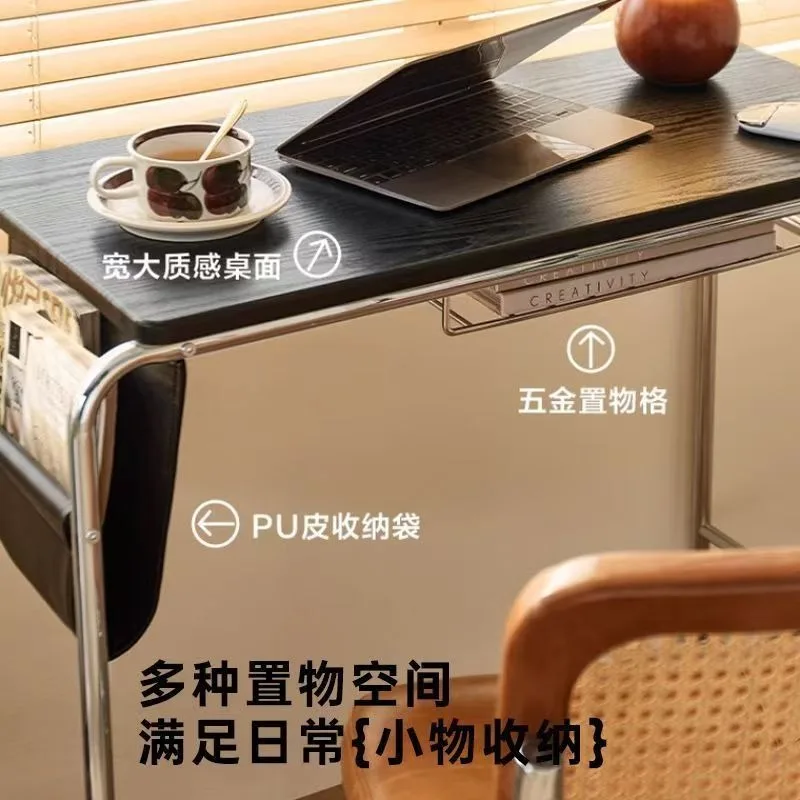 مكتب كمبيوتر محمول متنقل متعدد الاستخدامات - طاولة كتابة أنيقة للطلاب، وطاولة جانبية للأريكة، ومكتب كسول بجانب السرير لطاولة المكتب المنزلية #2