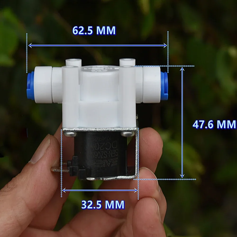 N/C Valve Normally Closed DC 24V Solenoid Valve 2/8 Inches Thread Solenoid Water Valve Electric Control Controller Switch