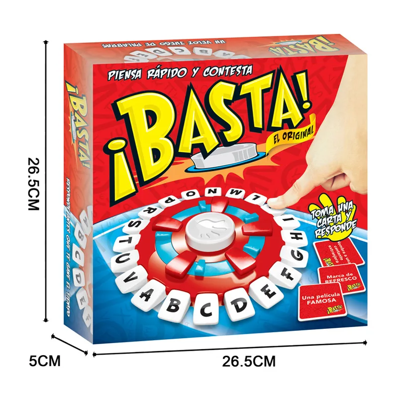 New Spanish Crazy Word Game Fast-paced Family Board Game The Quick Thinking Letter Pressing Tapple Games Versión En Español