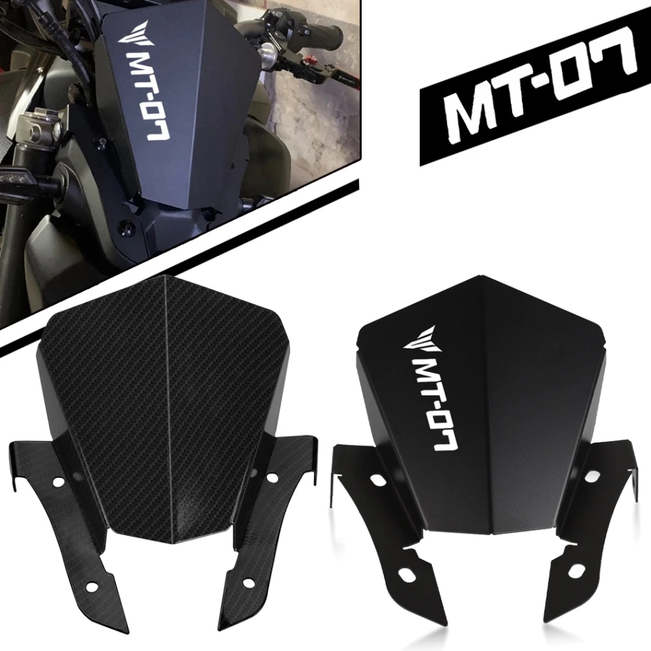 

FOR YAMAHA MT mt 07 MT07 MT-07 FZ-07 2013 2014 2015 2016 2017 Front Windshield Accessories Motorcycle Wind Deflector Windscreen