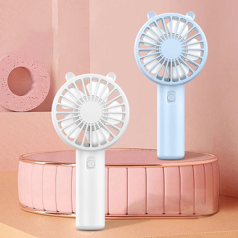 

Portable Handheld Fan Small Cooling Fan USB Rechargeable Mute Cooler Handheld Fan Mini USB Rechargeable Pocket Fan