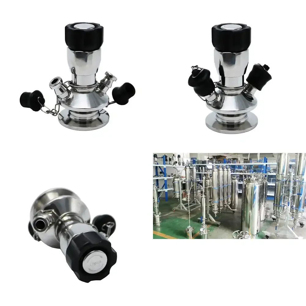 SS316 W9 Tri Clamp Threaded Welded Sanitary Aseptic Sampling Valve