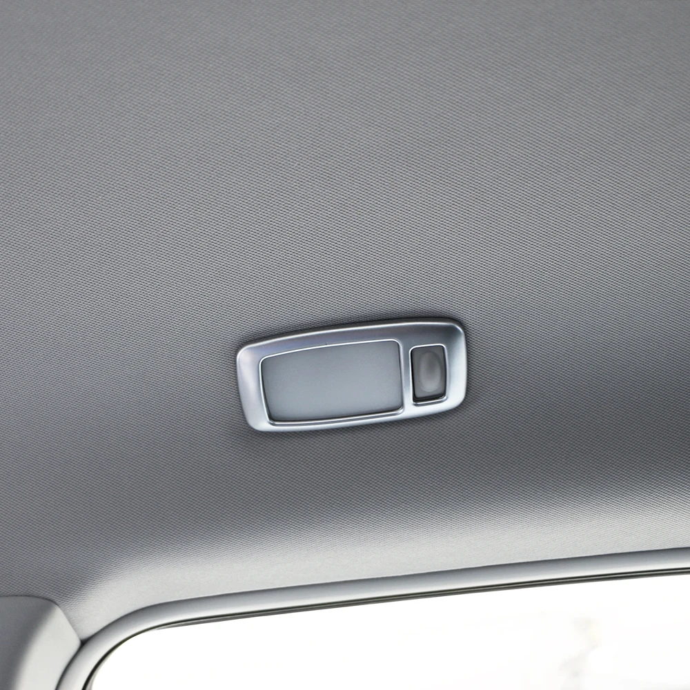 3PCS ABS Reading Light Cover For Nissan Altima Teana 2016 2017 Interior Roof Lamp Decoration Frame Cover Trim Assessoires