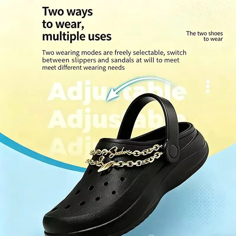 Skechers FOAMIES Women's Clogs New Summer Sandals & Athletic Shoes,Official Comfortable Beach Shoes 111433-BLK sport
