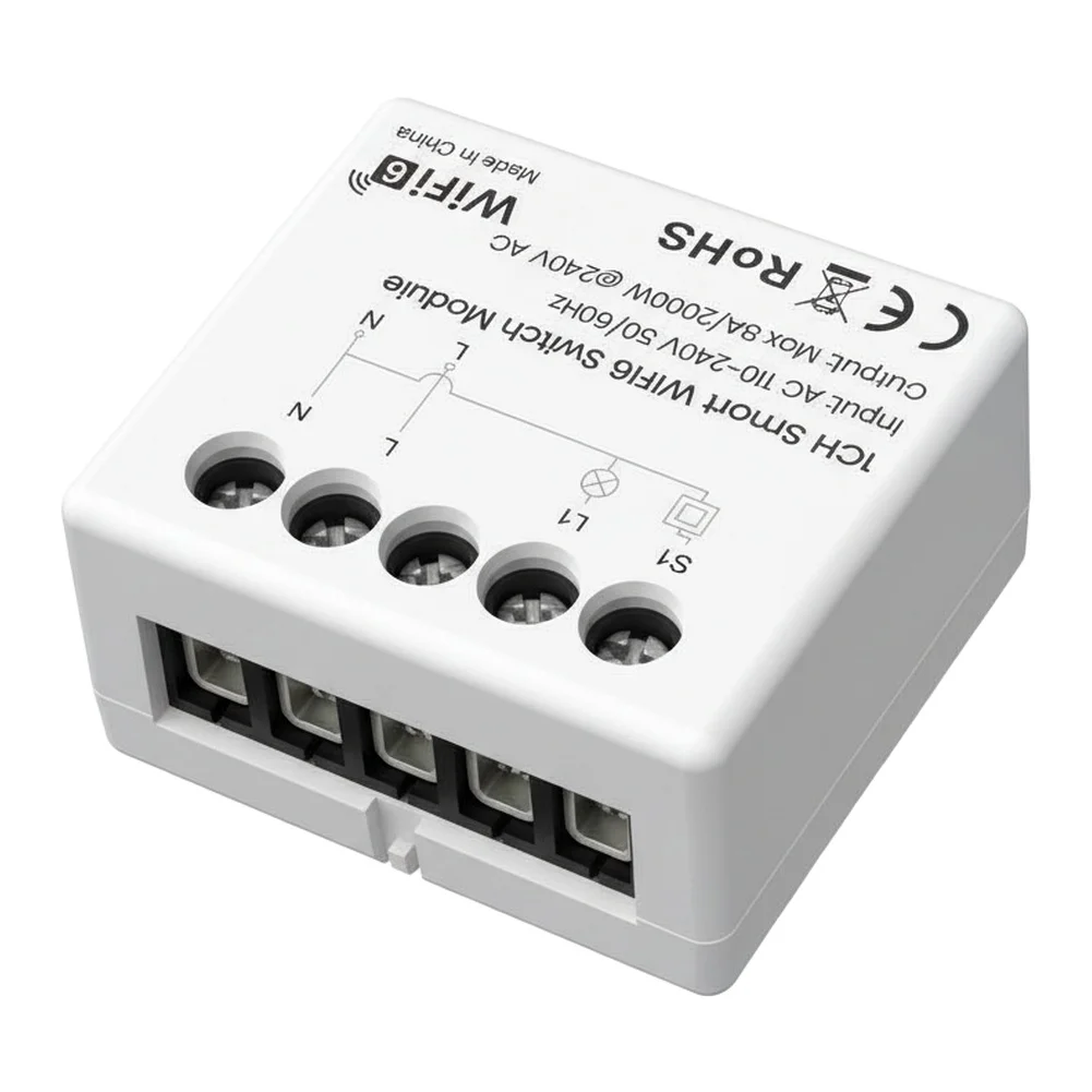 

Compact WiFi OnOff Switch with Remote Control for Managing Streetlight Power and Real Time Electricity Consumption Updates