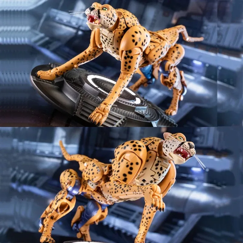 ในสต็อกBeast Warsเปลี่ยนCheetorอะนิเมะBw-11 17 ซม.Cheetor Transformableของเล่นCheetahตุ๊กตาสะของเล่นที่กําหนดเองเด็กของขวัญ