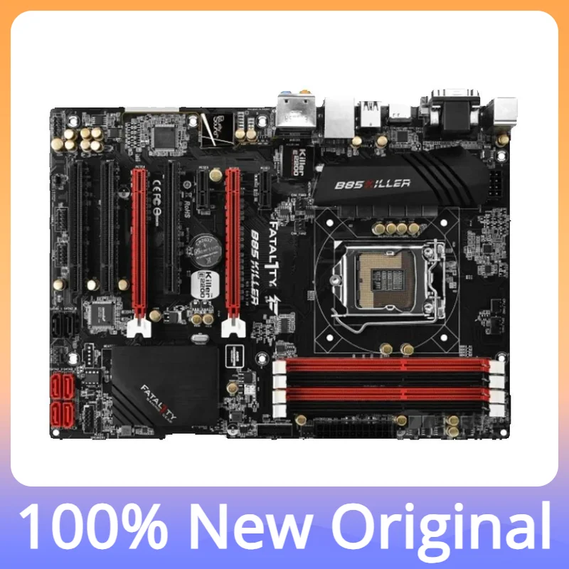 

100% оригинальная протестированная настольная плата B85 Killer Lga 1150 32bg Usb 3.1 Atx