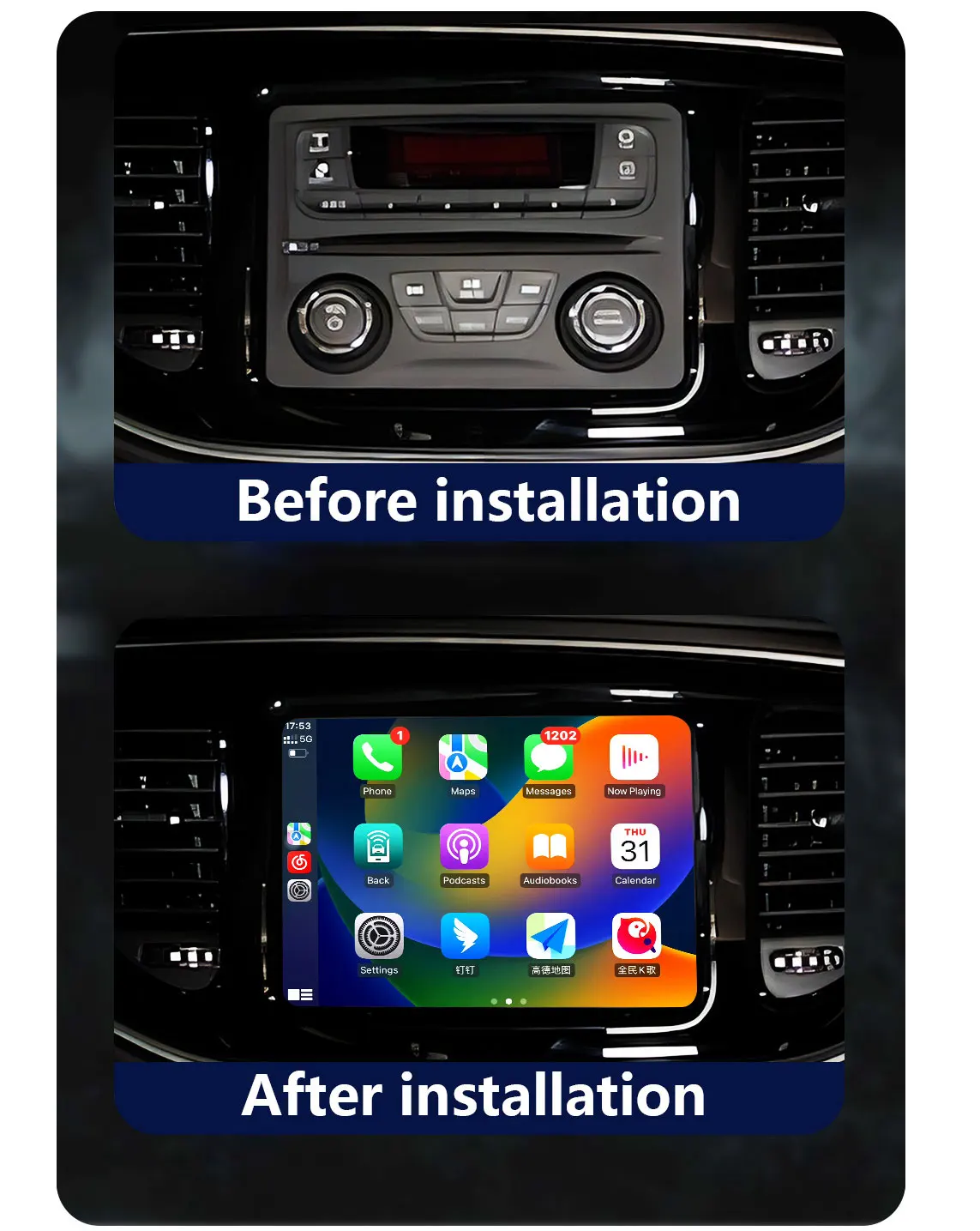 CHSTEK Multimedia Unit For Jeep Dodge Grand Cherokee Compass Challenger Charger Durango Android System BT 4G GPS WIFI Handsfree
