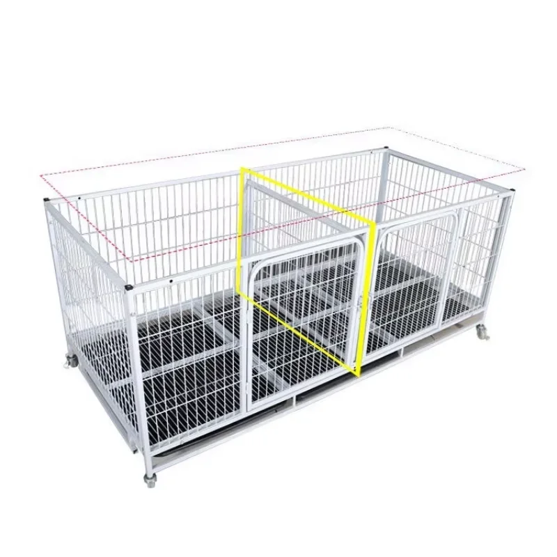 Pet stores use metal cat and dog pet cages