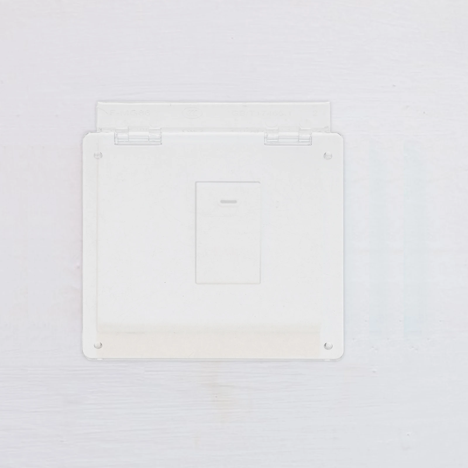 

2pcs Air Conditioner Thermostat Cover 86 Type Plastic Wall Switch Panel Housing For Water Heating Systems Self-Adhesive