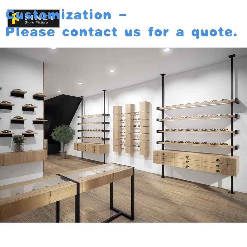 custom.Wooden Optical Interior Store Display Optical Shop Display Rack Glasses Eyewear Display Shelf